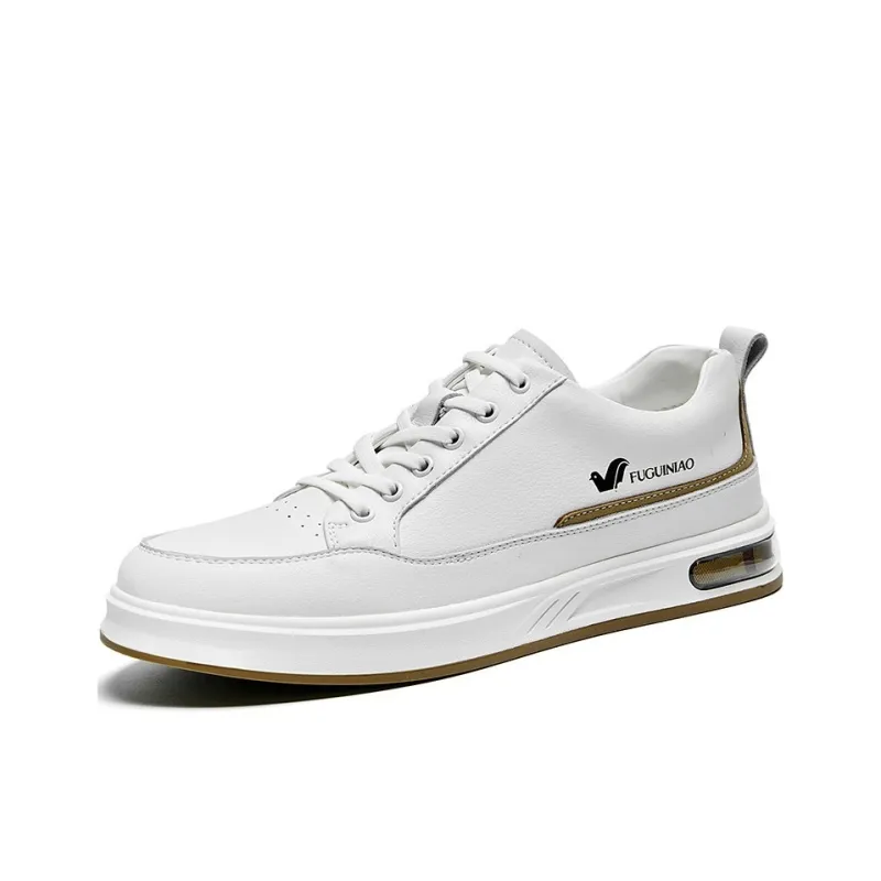 Rich Birds Low Top Skateboard Shoes Men's White-1