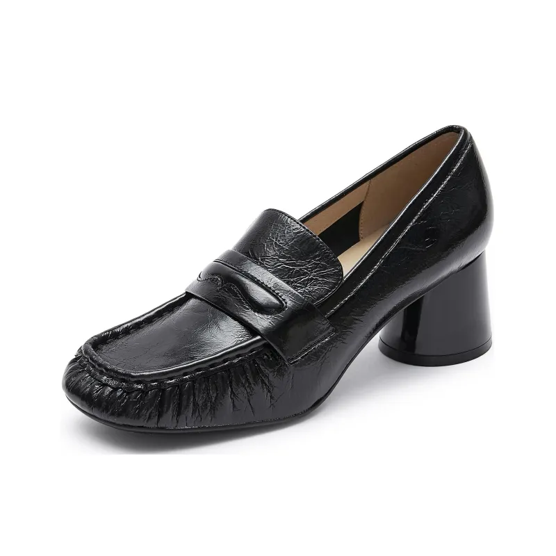 Joypeace Soft European Bag Loafers 5.5cm Women's-1
