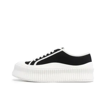 BLOCCO5 Platform Cookie Shoes 6cm Heel Height Low Top Skateboard Shoes Women's