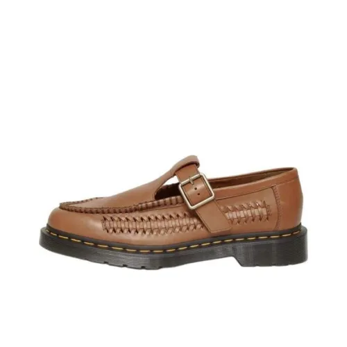 Dr. Martens Interwoven-detail Leather Loafers