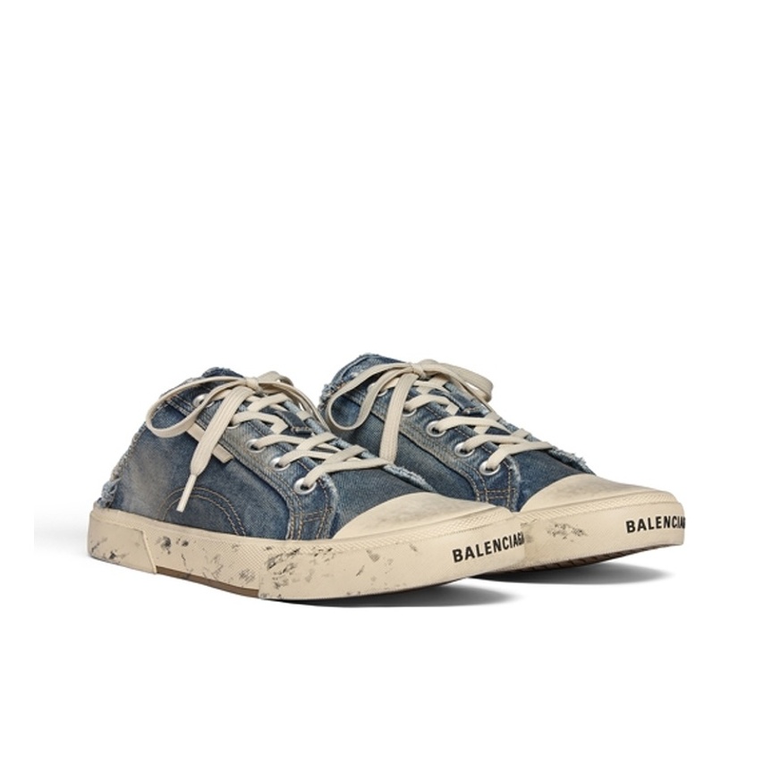Balenciaga Paris Sneaker Mule 'Destroyed - Denim' - Cheap