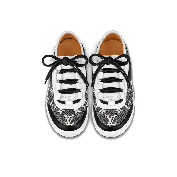 LOUIS VUITTON Lous Stylish Skateboarding Shoes Women's Gray-2