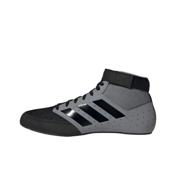 Adidas MAT HOG Slip-Resistant Cushioning Wear-Resistant Mid-Top Training Shoes Men's Black Gray