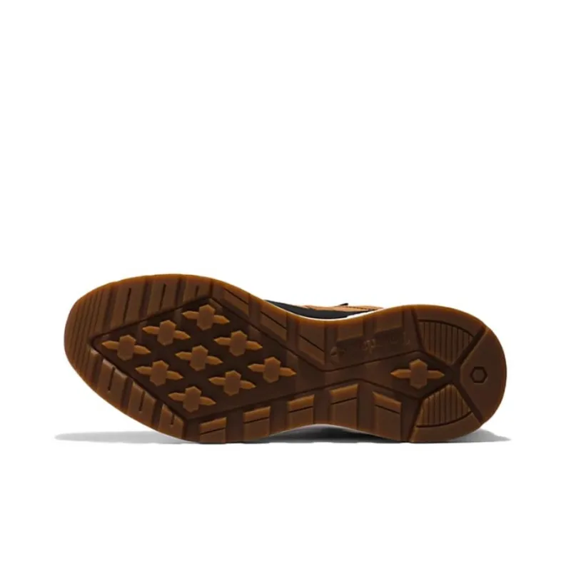 Timberland Euro Trekker Anti-Slip Wear-Resistant Mid-Top Outdoor Shoes Brown White Black-5