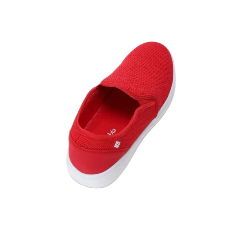 Columbia Anti Slip Wear Resistant Low Top Skateboard Shoes Women's Red-3