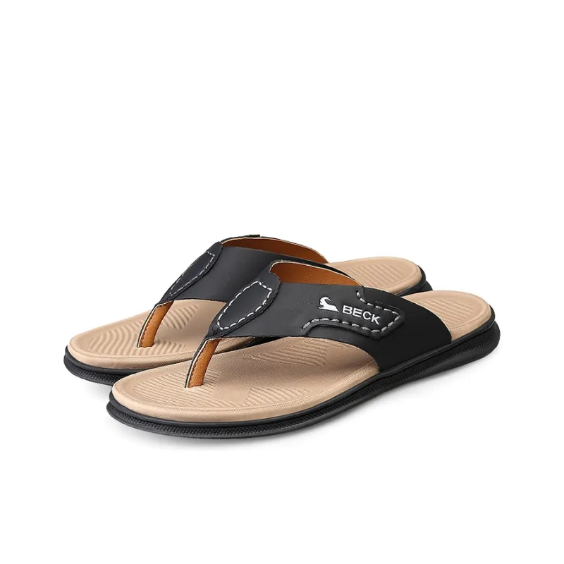 BECK Stylish Sandals Unisex Black-3