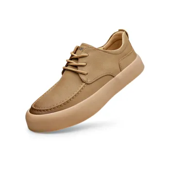 Romon Men's Casual Shoes Men Low Top Black/Gray/Yellow