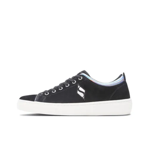 Skechers Goldie Lightweight Anti-Slip Low-Top Skateboard Shoes Women's Black