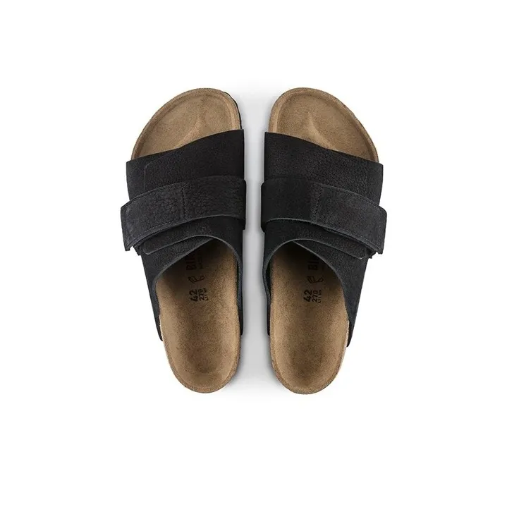 Birkenstock Kyoto Nubuck Sandals 'Desert Buck Black'-3