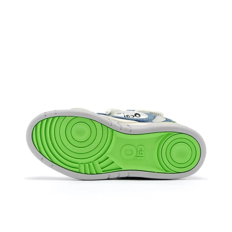 Ocai Low Top Skateboard Shoes Unisex Blue-3
