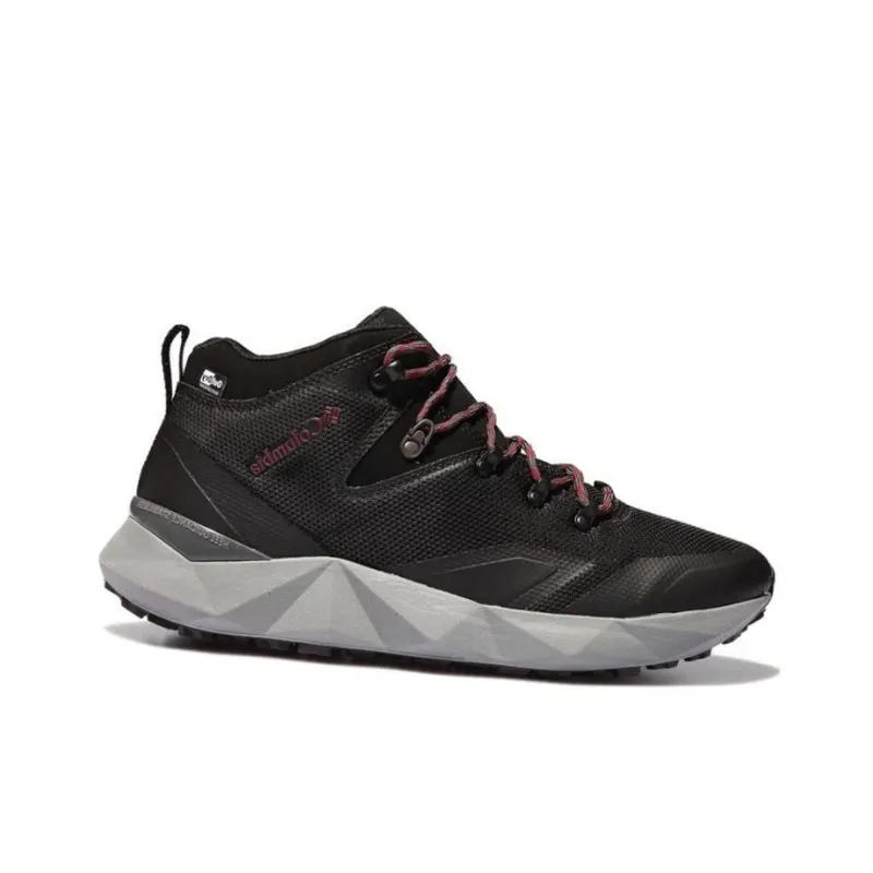 Columbia Cushioned Anti Slip Wear Resistant Water Resistant Lightweight Mid Top Trekking Shoes Men's Black-1