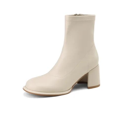 JOSINY Ankle Boots Women's Off White