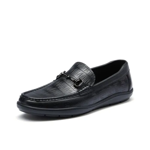 SEVEN Men's Casual Shoes Men Low-Top Black