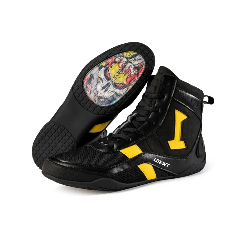 LOKWT Cushioned Slip-Resistant Abrasion-Resistant High-Top Training Shoes Unisex-8