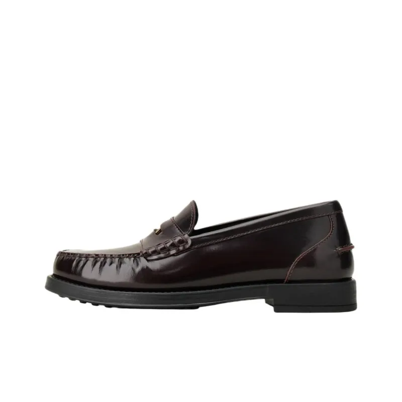 TOD'S Logo Penny Loafers Women's-0