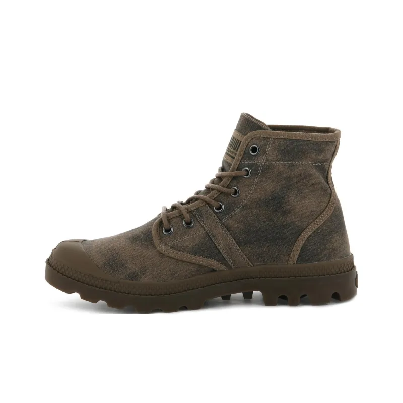 Palladium Pallabrouse Wa Ankle-Length Martin Boot Women's Brown Yellow-0