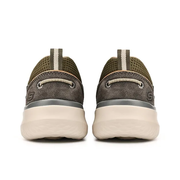 Skechers Slip Resistant Low Top Casual Shoes Men's Olive Green-4