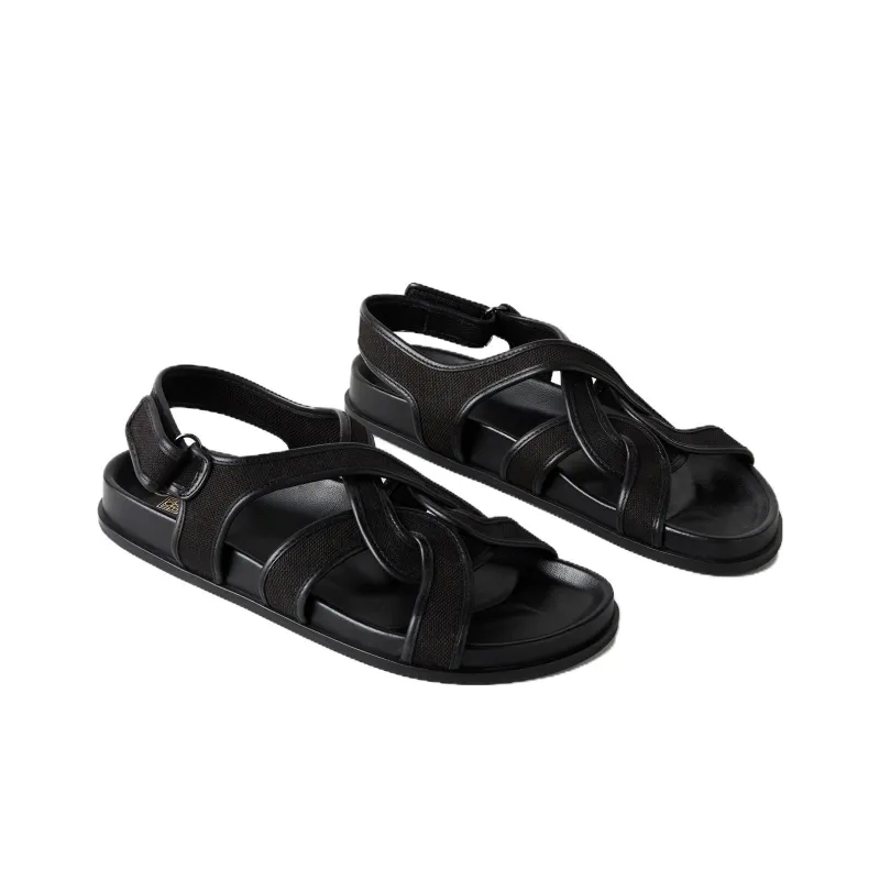 TOTEME Strap Sandals Women's Black-2