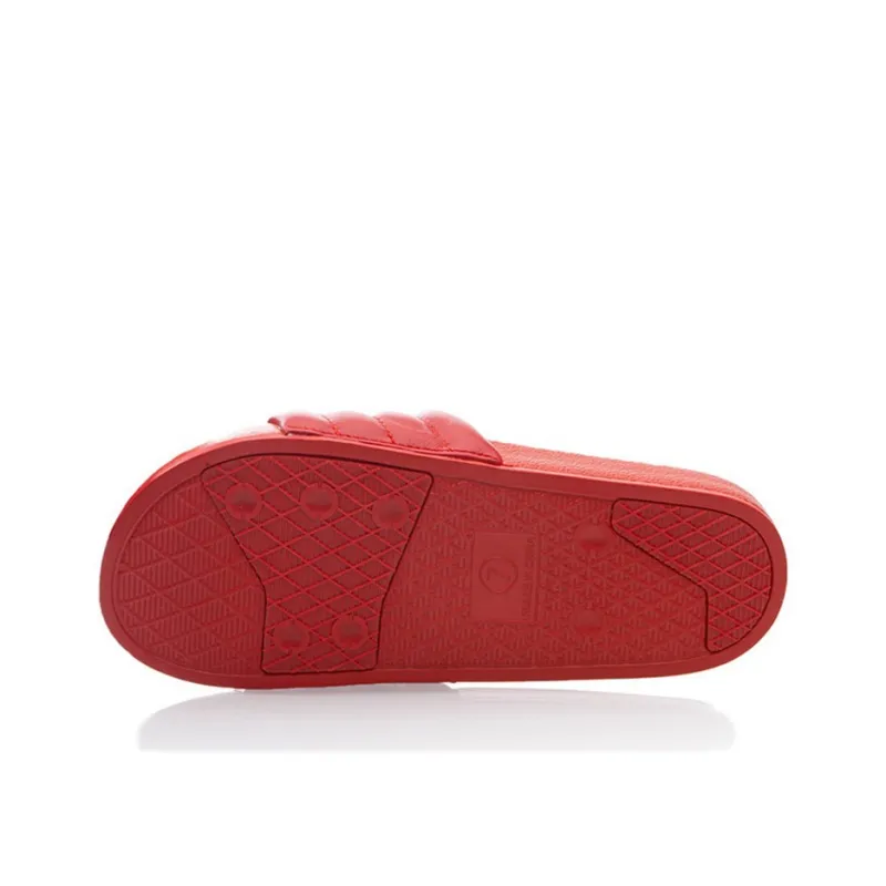 LiNing PFW X 2020 S/S Collection | Bubble Slide Women's Slippers - Red-4