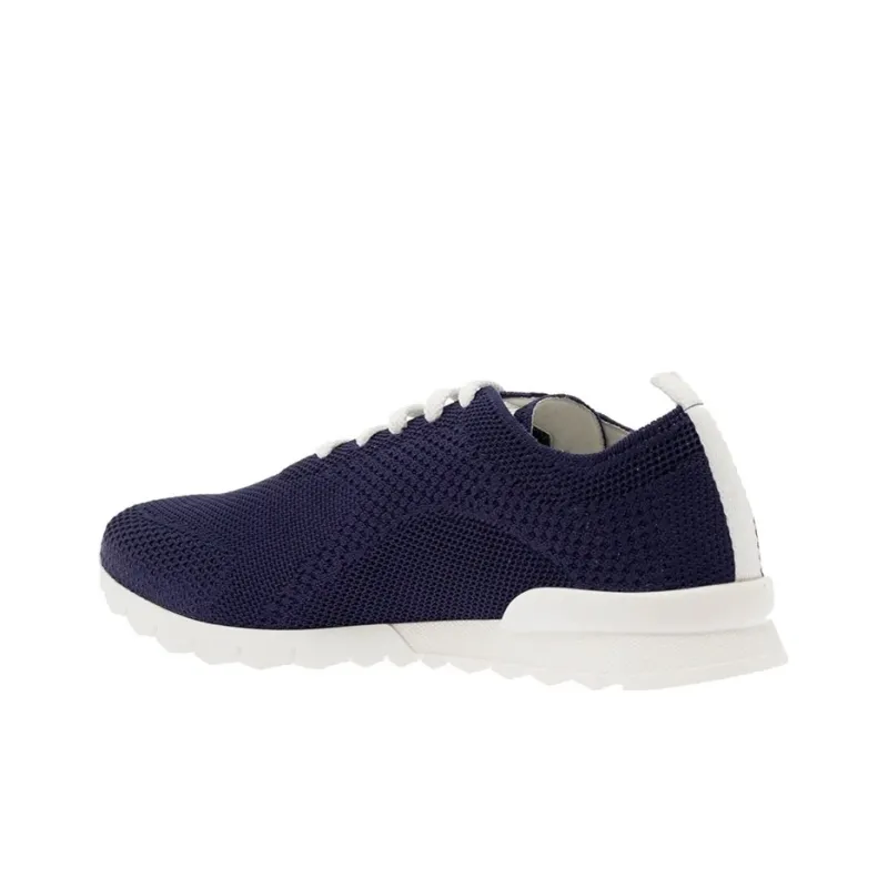 KITON Abrasion Resistant Low Top Casual Shoes Men's Blue-3