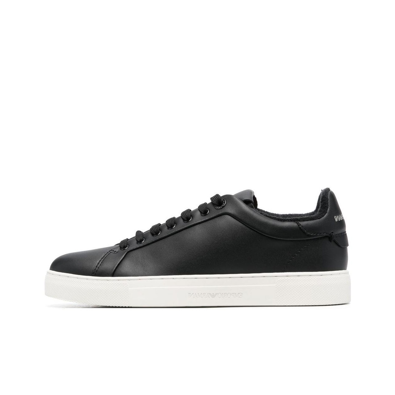 EMPORIO ARMANI Logo-print Lace-up Sneakers - POIZON