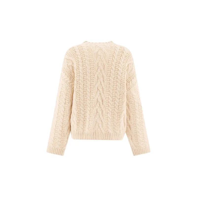Brunello Cucinelli Cable Knitted Crewneck Jumper-1
