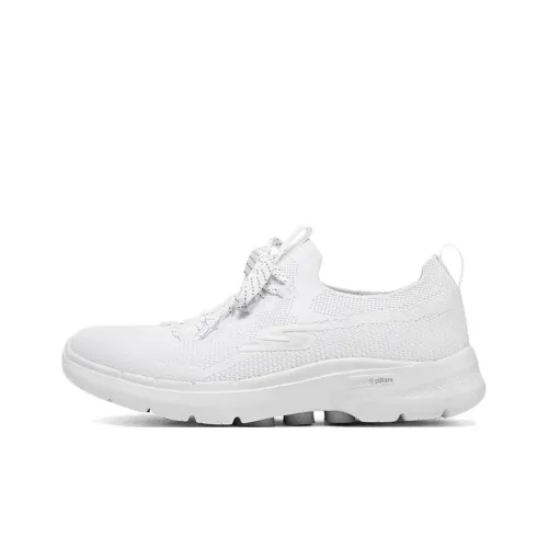 Skechers Go Walk Radiant Summer 'White Silver' Women's