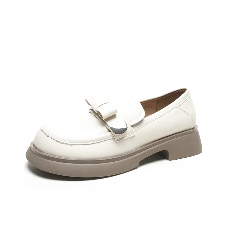 Mulinsen Loafers Women's Low Top Black/Beige-7