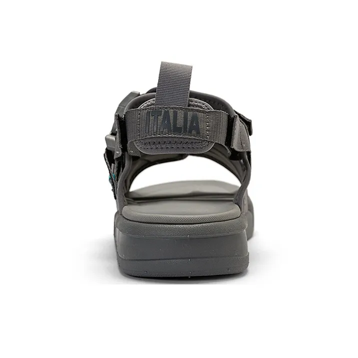 Kappa Slide Slippers Men's Frost Gray Mushroom Gray-4