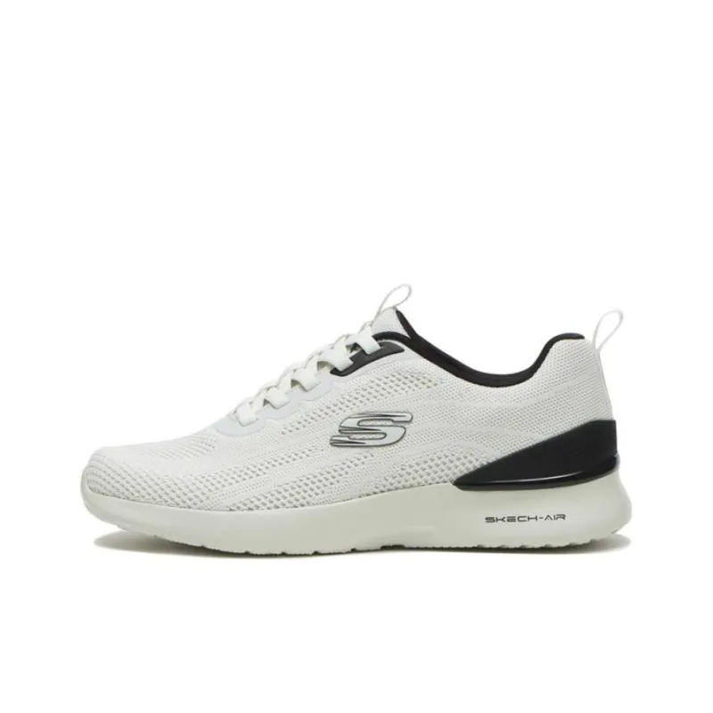 Skechers Shock Absorbers With Slip Resistant And Abrasion Resistant Properties Low Top Casual Shoes Men's White-0