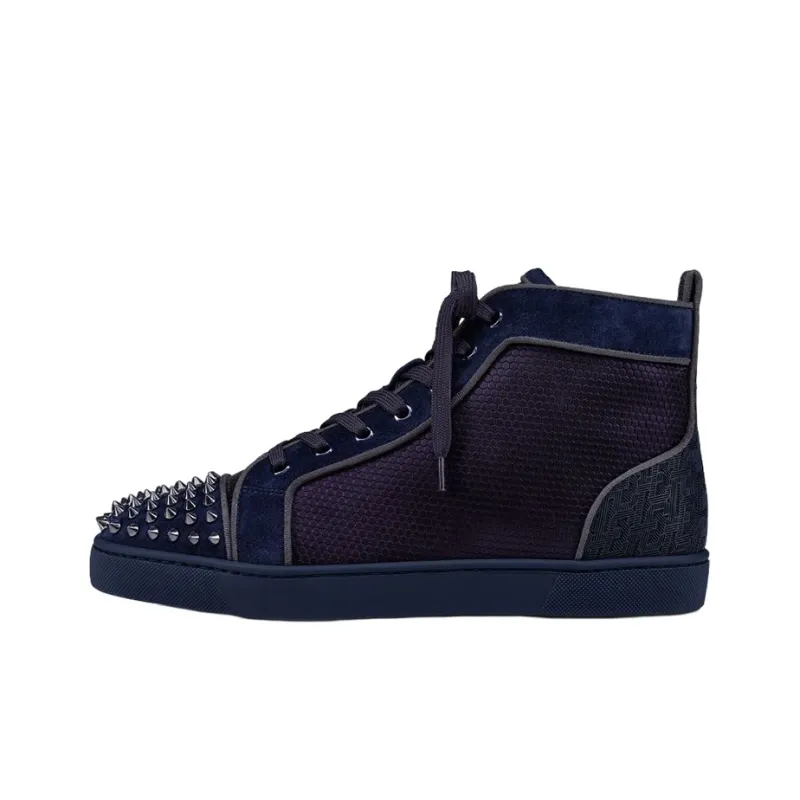 Christian Louboutin Lou Spikes Orlato Flat Version Rock-0