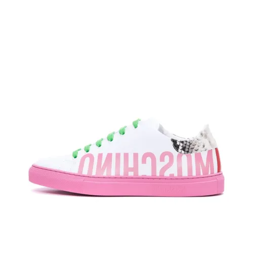 MOSCHINO Skateboard Shoes Women's Low-Top White