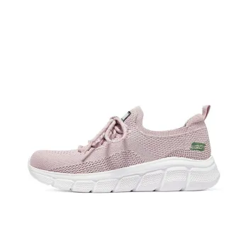 Skechers BOBS B FLEX Color Connect Cushioned Slip Resistant Low Top Running Shoes Women's Pink