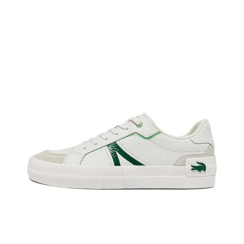 LACOSTE Low Top Skateboard Shoes Men's White-0