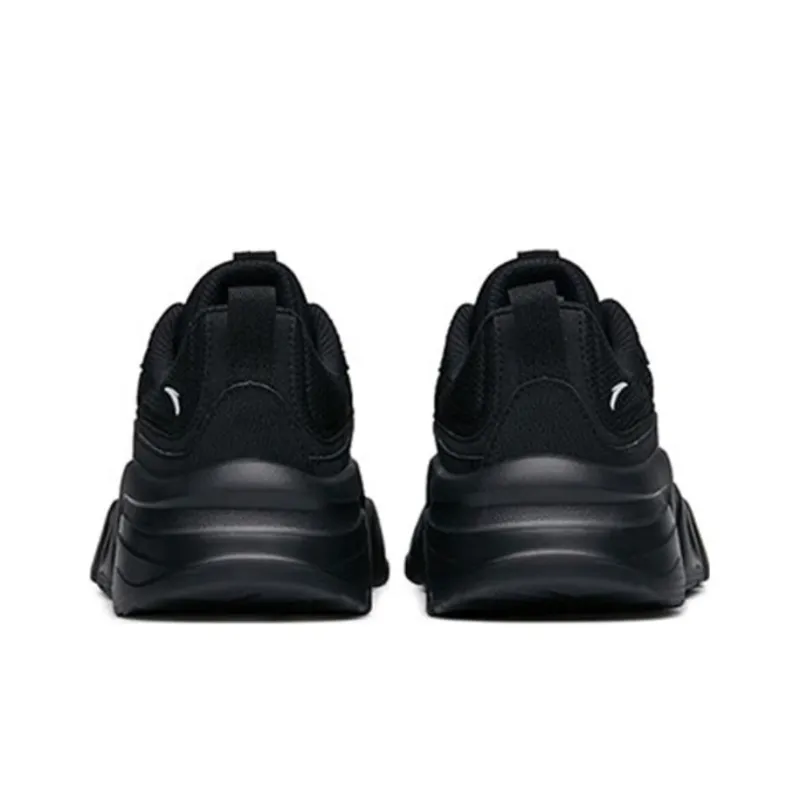 Anta Cushioning, Slip Resistant, And Abrasion Resistant Low Top Sports Casual Shoes Women's Black-4