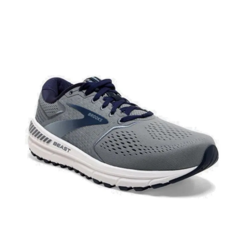 Brooks Beast 'Grey Navy White'-1