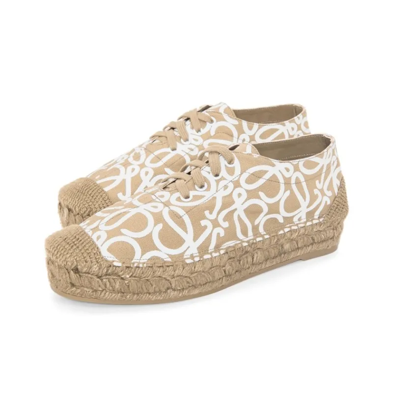 LOEWE Anagram Women's Casual Shoes Women's Oat-1