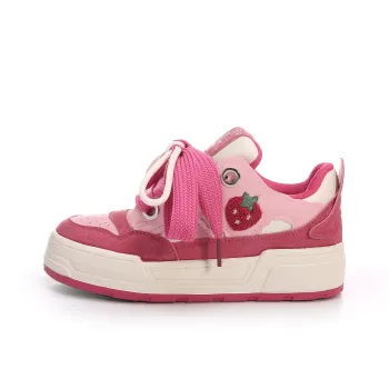 Cob Non-slip Lightweight Low-Top Skateboard Shoes Women's Pink