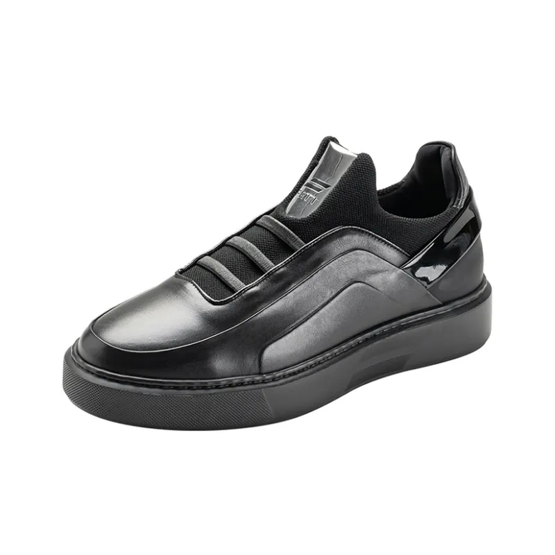 FRANCESCHETTI Stylish Skateboarding Shoes Men's Black-2