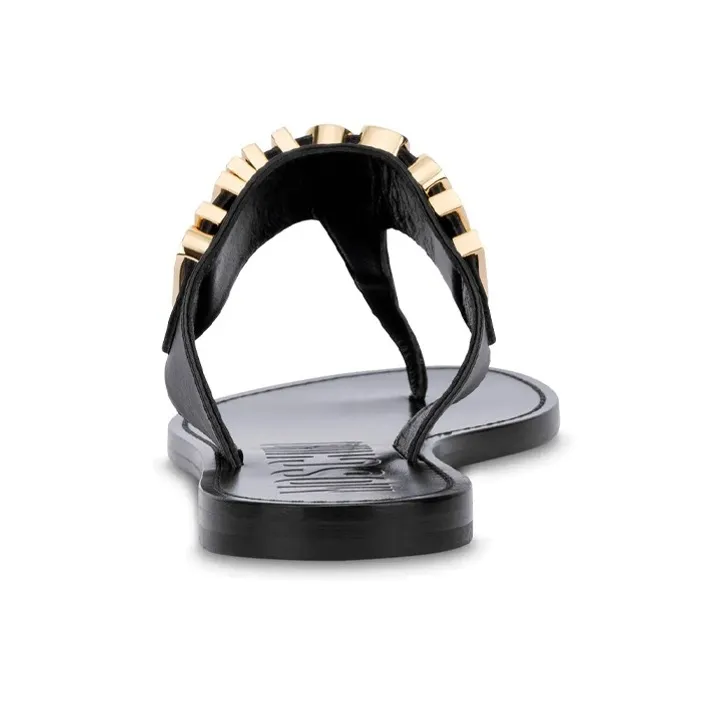 MOSCHINO Flip Flops Women's Black-4