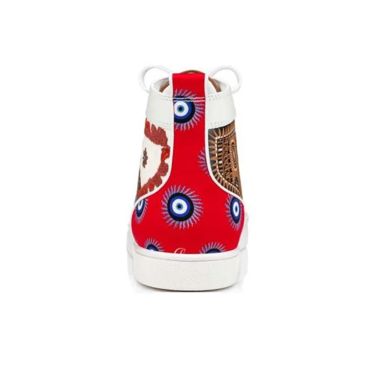 CL Mid Top Stylish Skateboarding Shoes Men's Multicolor-3