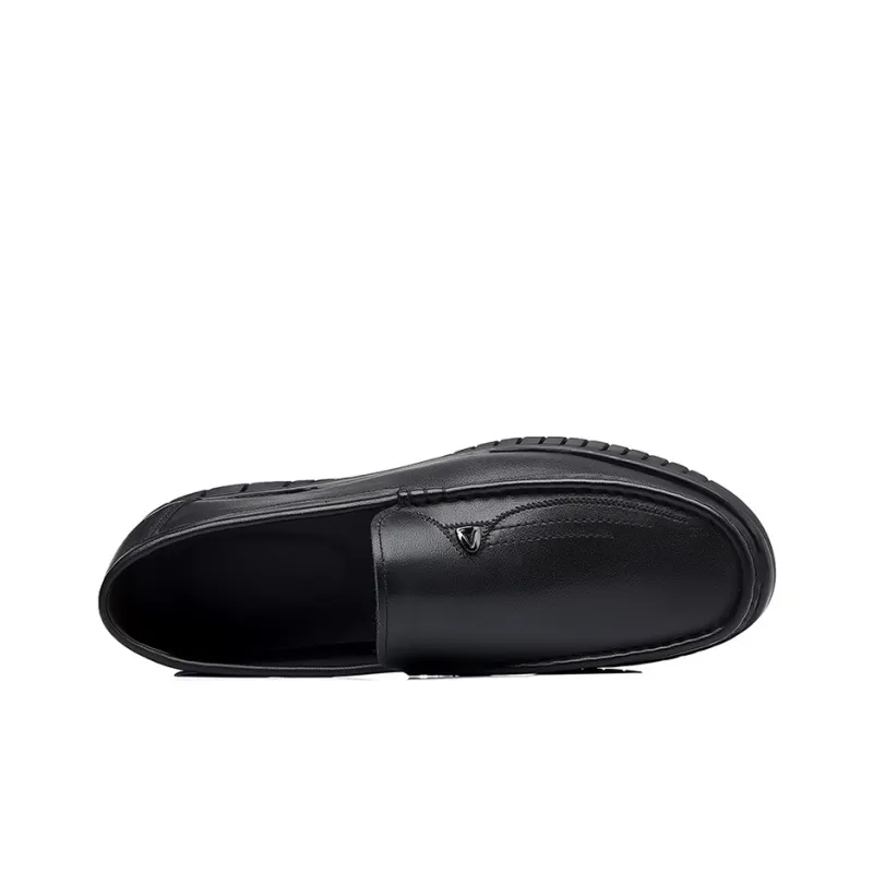 YEDANI Gommino Loafers Men Black-7