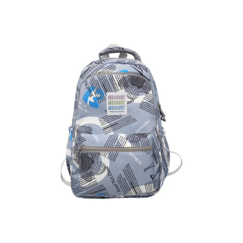 BAODIDAISHU Nylon Backpack Regular Unisex Multicolor-2