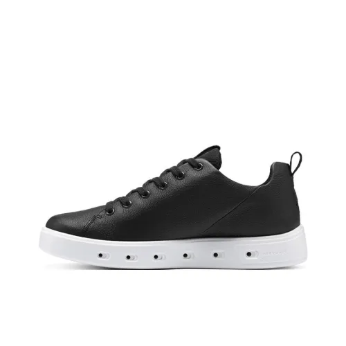 Ecco Skateboard Shoes Men Low-Top Black