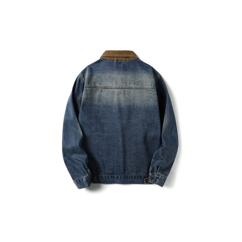 JIMI&JONS Denim Jackets Unisex Vintage Blue-1