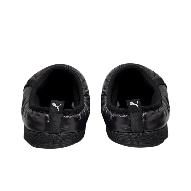 PUMA Rubber Sole Slip-Resistant Wrap-toe Slippers Unisex Black-4
