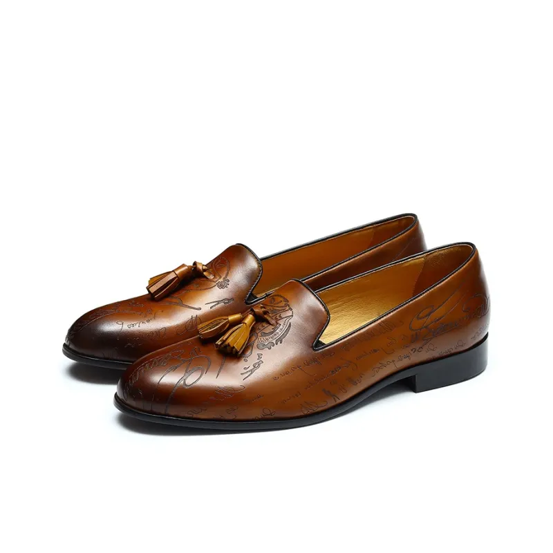 ASTON M.JAZZ Loafers Men Low Top Dark Gray/Brown-9