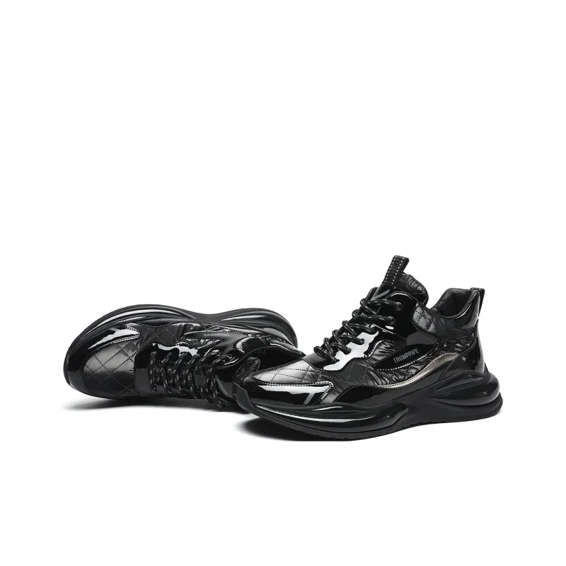 TRUMPPIPE Low-Top Casual Shoes Men's Black-2