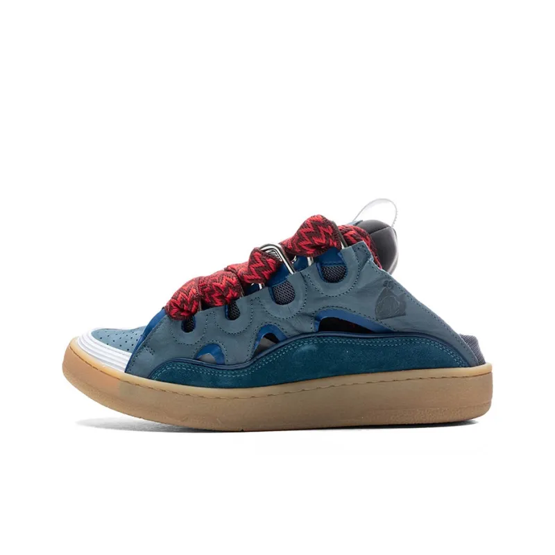Lanvin Closed Toe Slippers Men's Blue-0