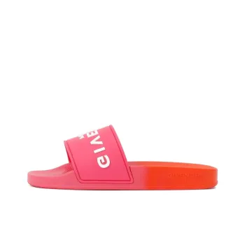 GIVENCHY Slide Slippers Women's Pink Orange